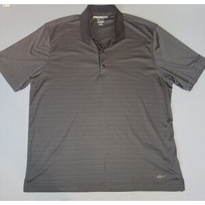 Greg Norman ML75 Play Dry Men's Gray Short Sleeve Polo Shirt Size XL